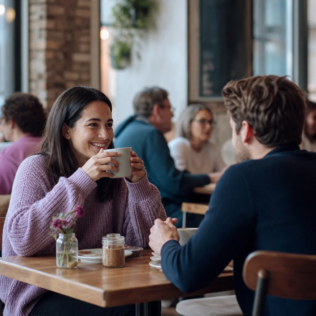 Adults chatting during a relaxed social event in Winchester
